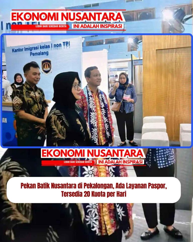 Pekan Batik Nusantara di Pekalongan, Ada Layanan Paspor, Tersedia 20 Kuota per Hari