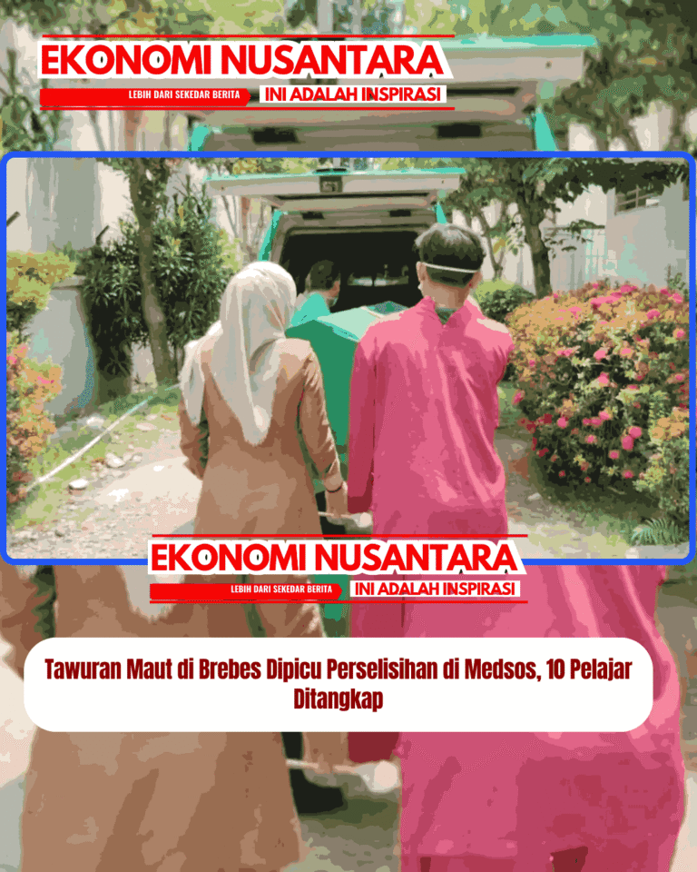 Tawuran Maut di Brebes Dipicu Perselisihan di Medsos, 10 Pelajar Ditangkap