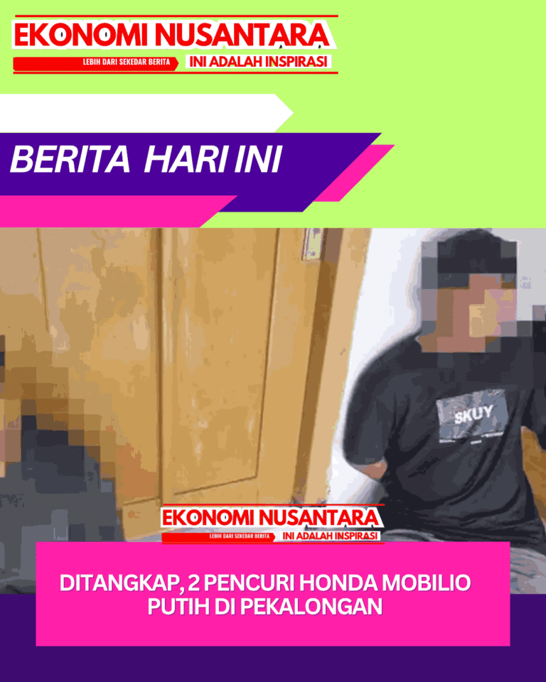 Ditangkap, 2 Pencuri Honda Mobilio Putih di Pekalongan
