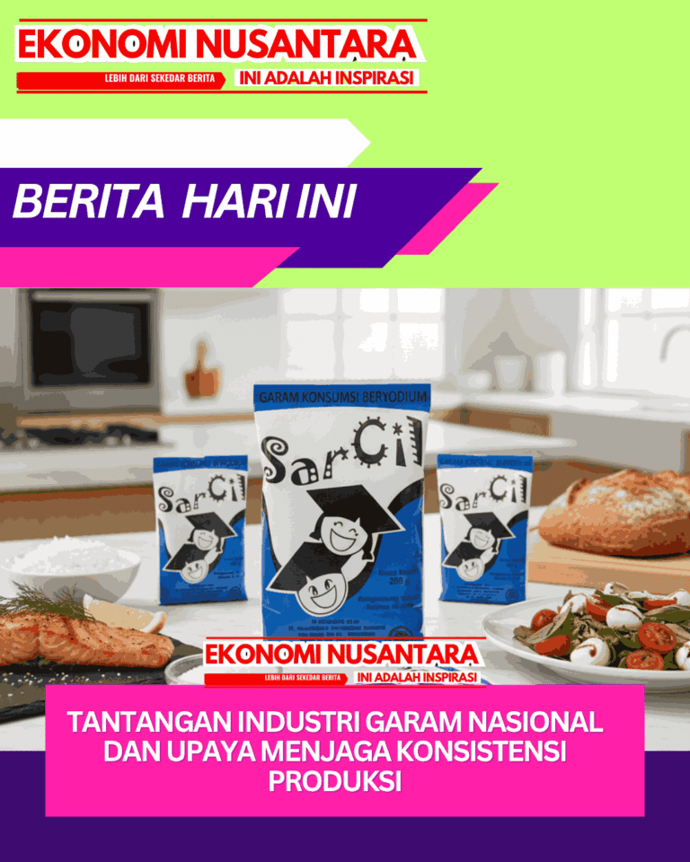 Tantangan Industri Garam Nasional dan Upaya Menjaga Konsistensi Produksi