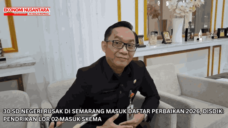30 SD Negeri Rusak di Semarang Masuk Daftar Perbaikan 2026, Disdik: Pendrikan Lor 02 Masuk Skema